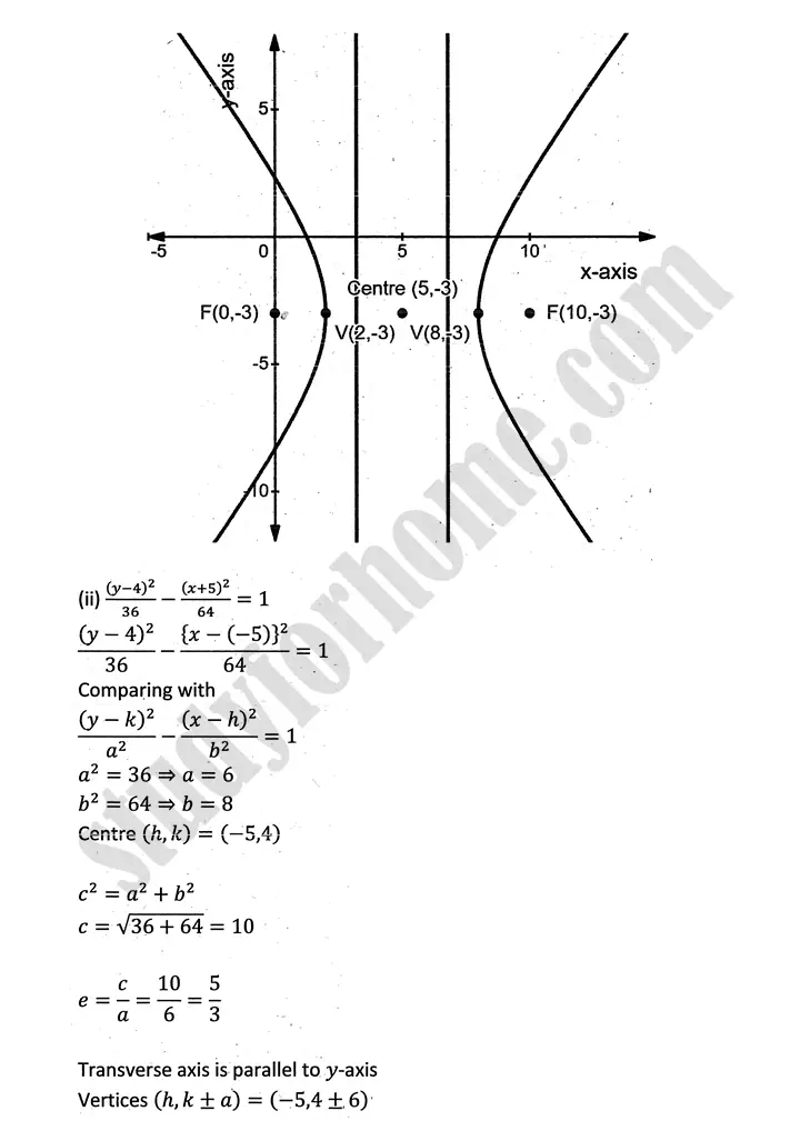 parabola ellipse and hyperbola exercise 9 5 mathematics 12th sindh board 16