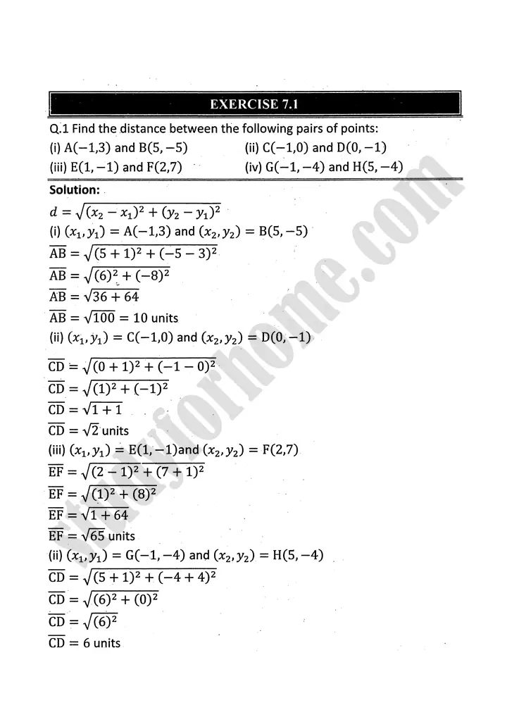 plane-analytic-geometry-straight-line-exercise-7-1-mathematics-12th-sindh-board