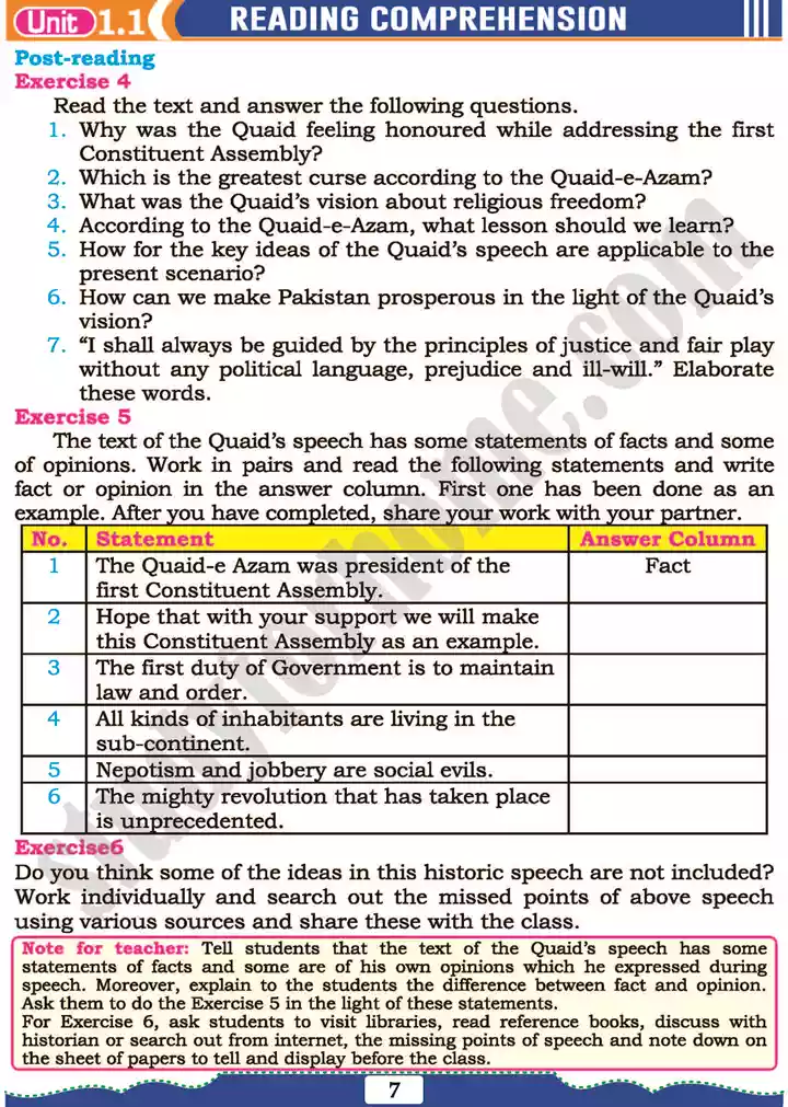 unit 1 democratic citizenship english 11th text book 07