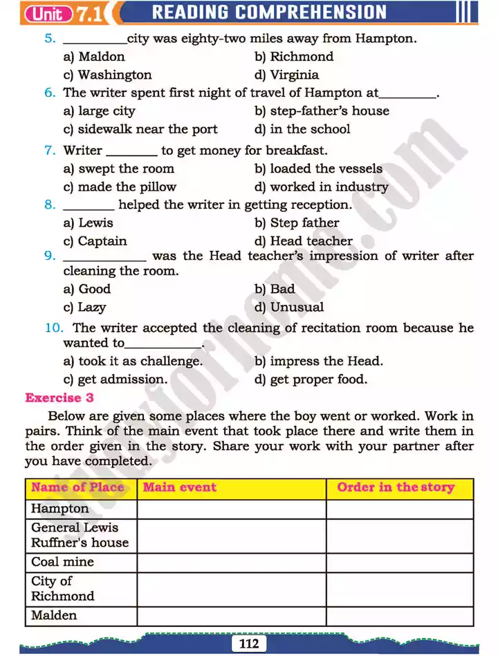 unit 7 self grooming english 11th text book 06