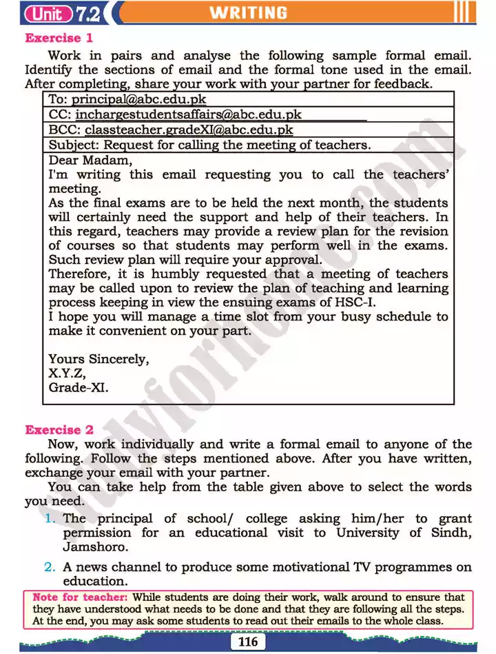 unit 7 self grooming english 11th text book 10